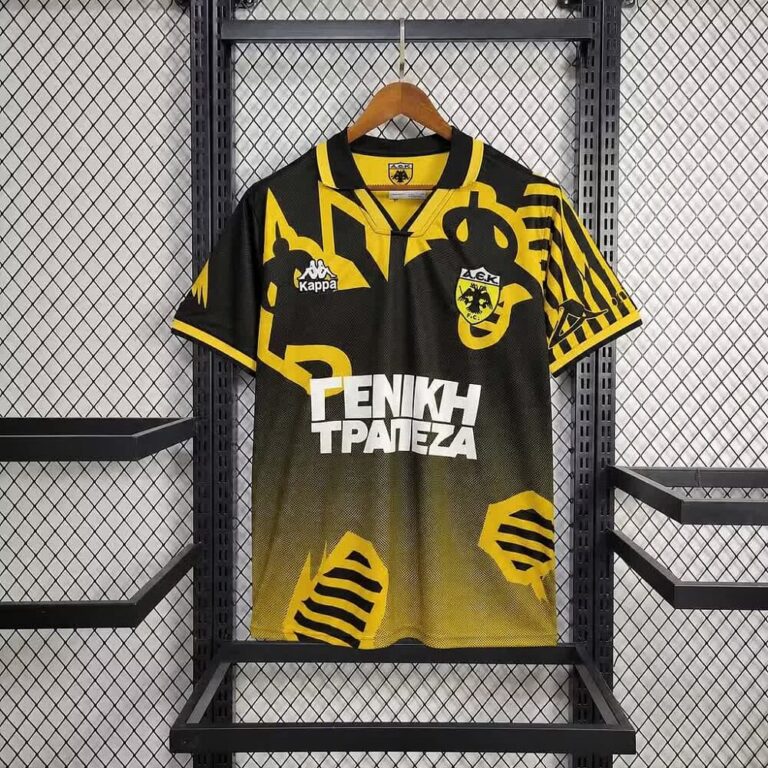 AEK Athens 1997-1998 home vintage retro football jersey front view