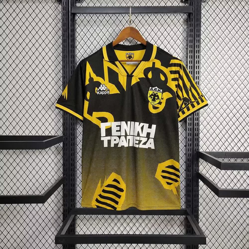 AEK Athens 1997-1998 home vintage retro football jersey front view