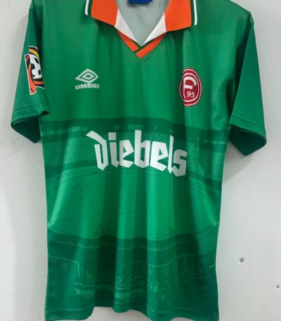 1996-1997 Fortuna Düsseldorf Away Retro Football Jersey
