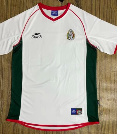 1998-1998 Mexico Aztec Home Retro Football Jersey