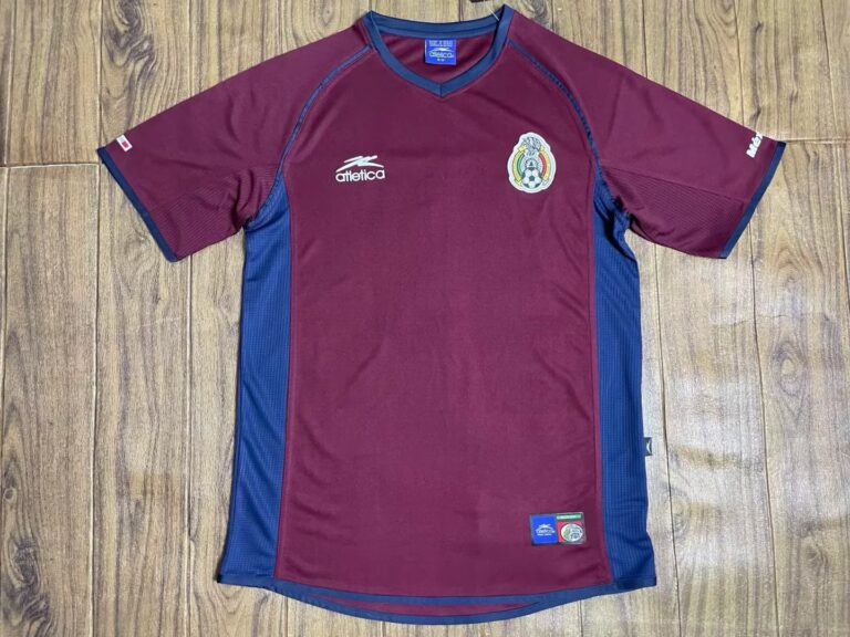 1998-1998 Mexico Aztec Sun Stone Home Retro Football Jersey