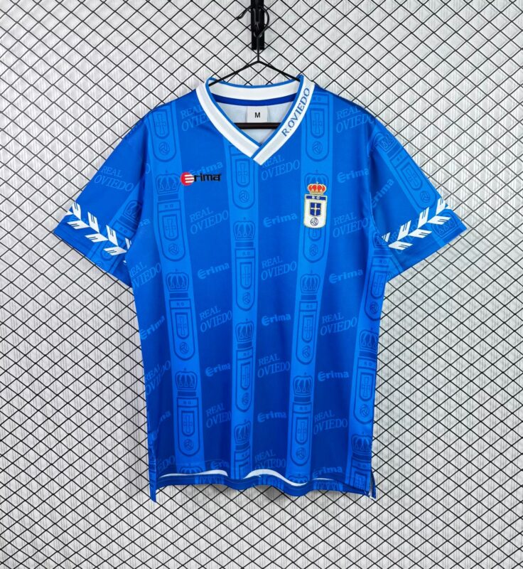 1998-1999 Real Oviedo Vetusta Heritage Home Retro Football Jersey