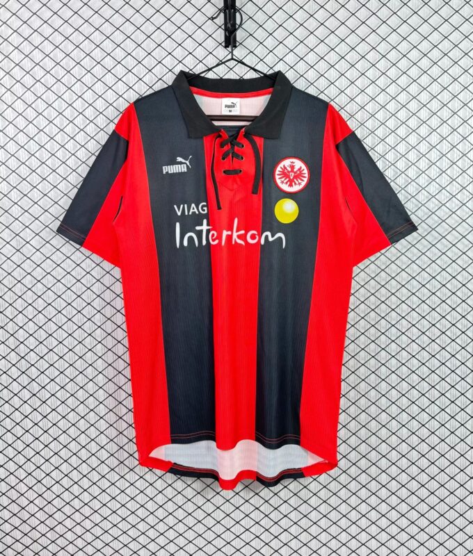 1999-2000 Centenary Felix Magath Eintracht Frankfurt Puma Classic Home Vintage Retro Football Shirt