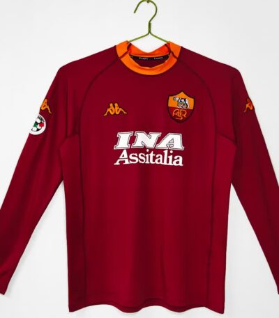 2000-2001-AS-Roma-Home-Long-Sleeve Main