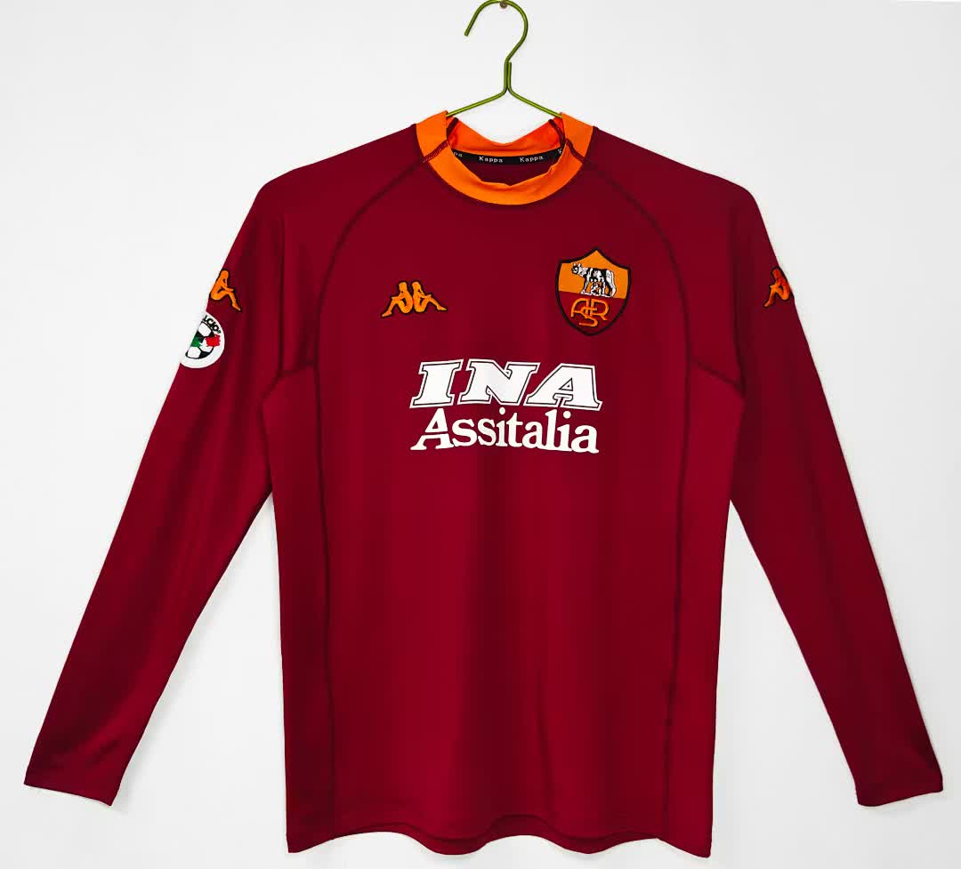 2000-2001-AS-Roma-Home-Long-Sleeve Main